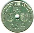 25 centimes Belgique 1919