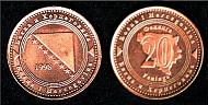 20 feninga 1998 Bosnie-Herzégovine