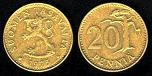 20 pennia 1975 Finlande