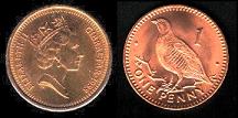 1 penny 1993 Gibraltar