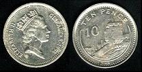 10 pence 1993 Gibraltar 