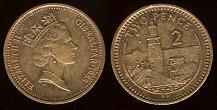 2 pence 1988 Gibraltar
