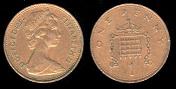 1 penny 1984 royaume-uni