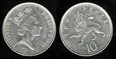 10 pence 1995 angleterre