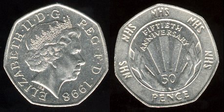 50 pence 1998 Grande-Bretagne