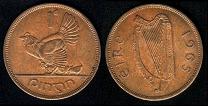 1 penny 1965 Irlande