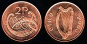 2 pence 2000 Irlande