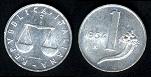 1 lire 1954 Italie