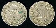 20 centesimi 1894 Italie