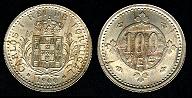 100 reis 1900 Portugal