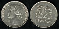 25 escudos 1980 Portugal