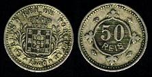 50 reis 1900 Portugal