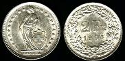 2 francs 1964 Suisse