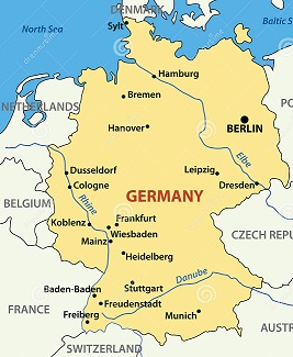 carte allemagne