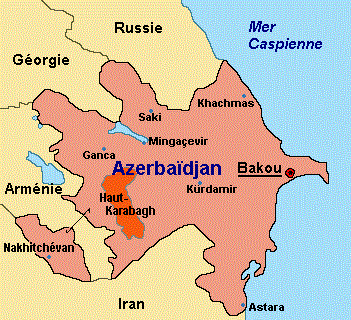 carte azerbaidjan