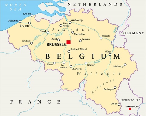 carte belgique