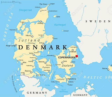 carte denmark