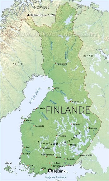 carte finlande