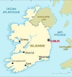 carte irlande