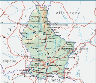 carte luxembourg