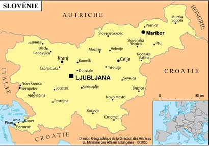 carte slovénie