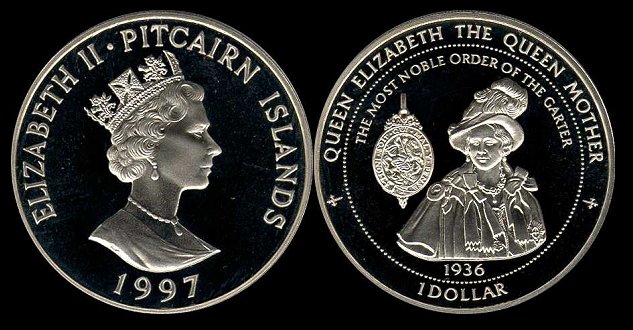 1 dollar 1997 Pitcairn
