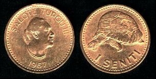 1 Seniti 1967 Tonga