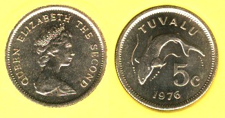 5 Cents 1976 Tuvalu