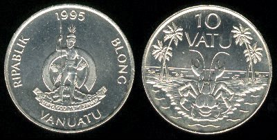 10 vatu 1995 Vanuatu