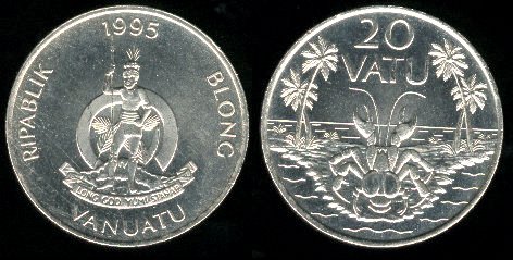 20 Vatu 1995 Vanuatu 