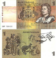 billet 1 dollar 1983 Australie