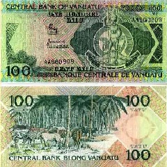 billet 100 vatu 1982 Vanuatu