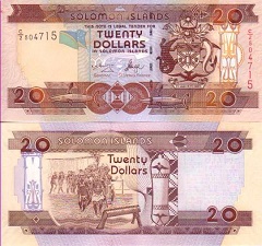 billet 20 dollars 2006 îles Salomon