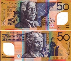 billet 50 dollars 2008 Australie