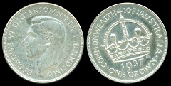 1 Crown 1937 Australie