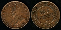 1 Penny 1921 Australie
