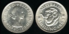 1 Shilling 1962 Australie