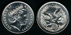 5 Cents 1999 Australie