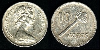 10 cents 1978 Fiji