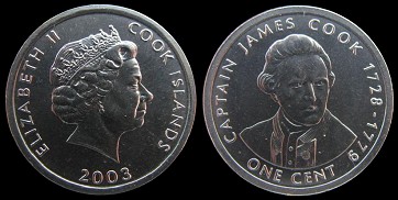 1 cent 2003 captain cook