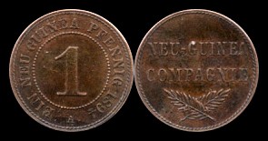 1 pfenning 1894 nouvelle guinée