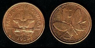 1 toa 1984 Nouvelle Guinée