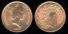 1 Cent 1988 Nouvelle Zélande