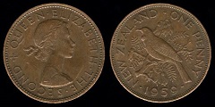 1 Penny 1959 Nouvelle Zélande