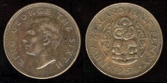 demi Penny 1951 Nouvelle Zélande