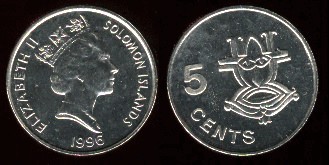 5 cents 1996 salomon
