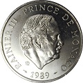  pièce 100 francs 1989 Monaco