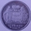 demi franc honoré V 1838