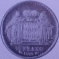 demi-franc monaco 1838