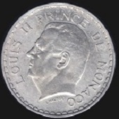 Les pièces de monnaie sous Louis II Prince de Monaco